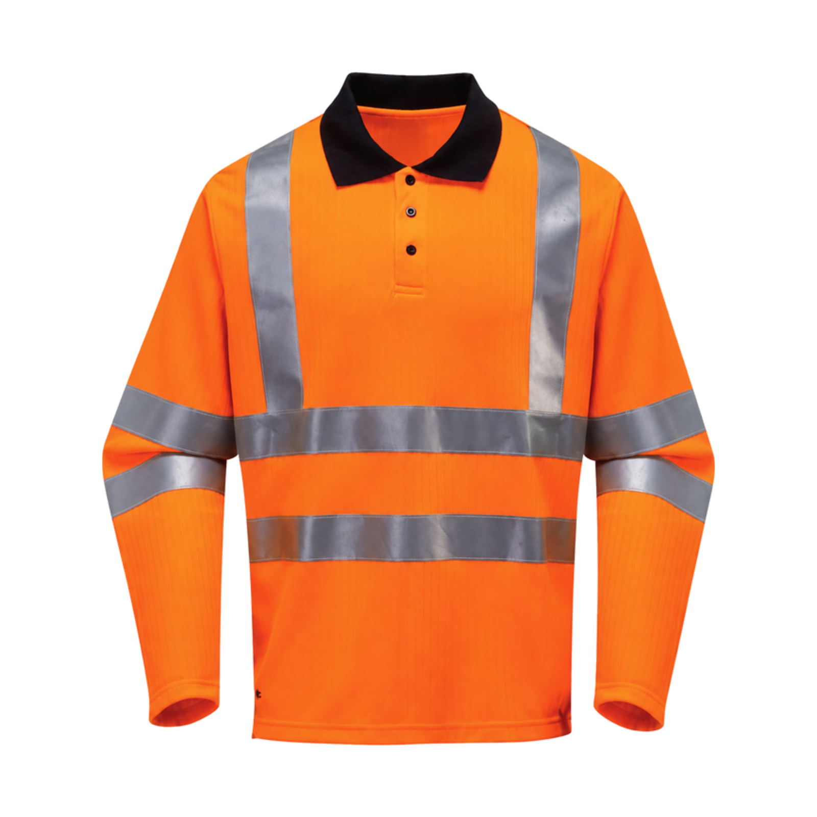 High Visibility Long Sleeve Safety Polo Shirt