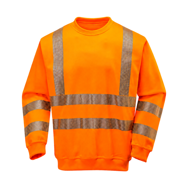 Hi-Vis Reflective Workwear Sweatshirt